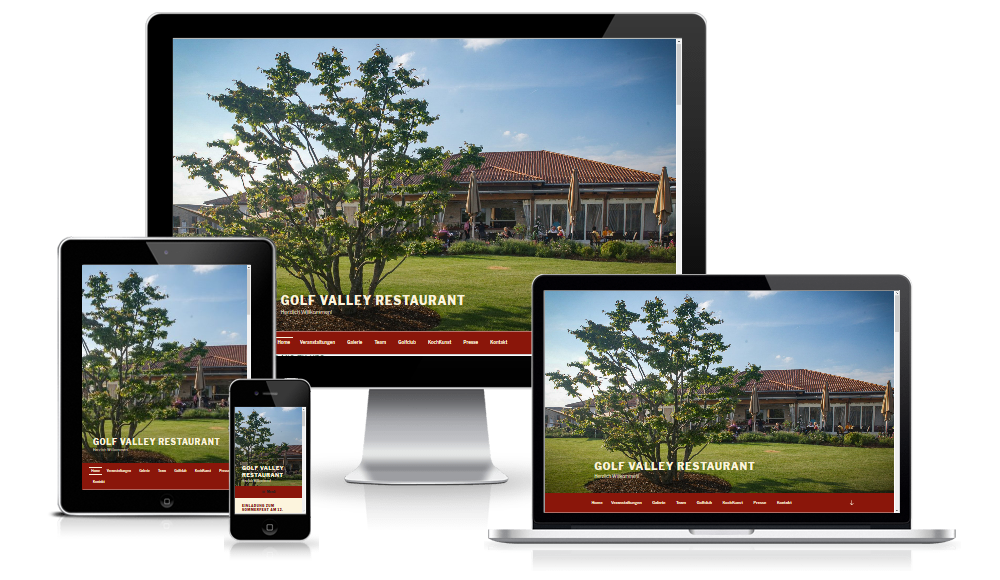 Website Pflege & Betreuung Golf Valley Restaurant